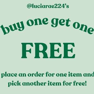 Buy one get one free! VALID THROUGH 2025